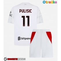Otroške Nogometnih dresov AC Milan Christian Pulisic #11 Gostujoči 2026-27 Kratki rokavi (+ hlače)